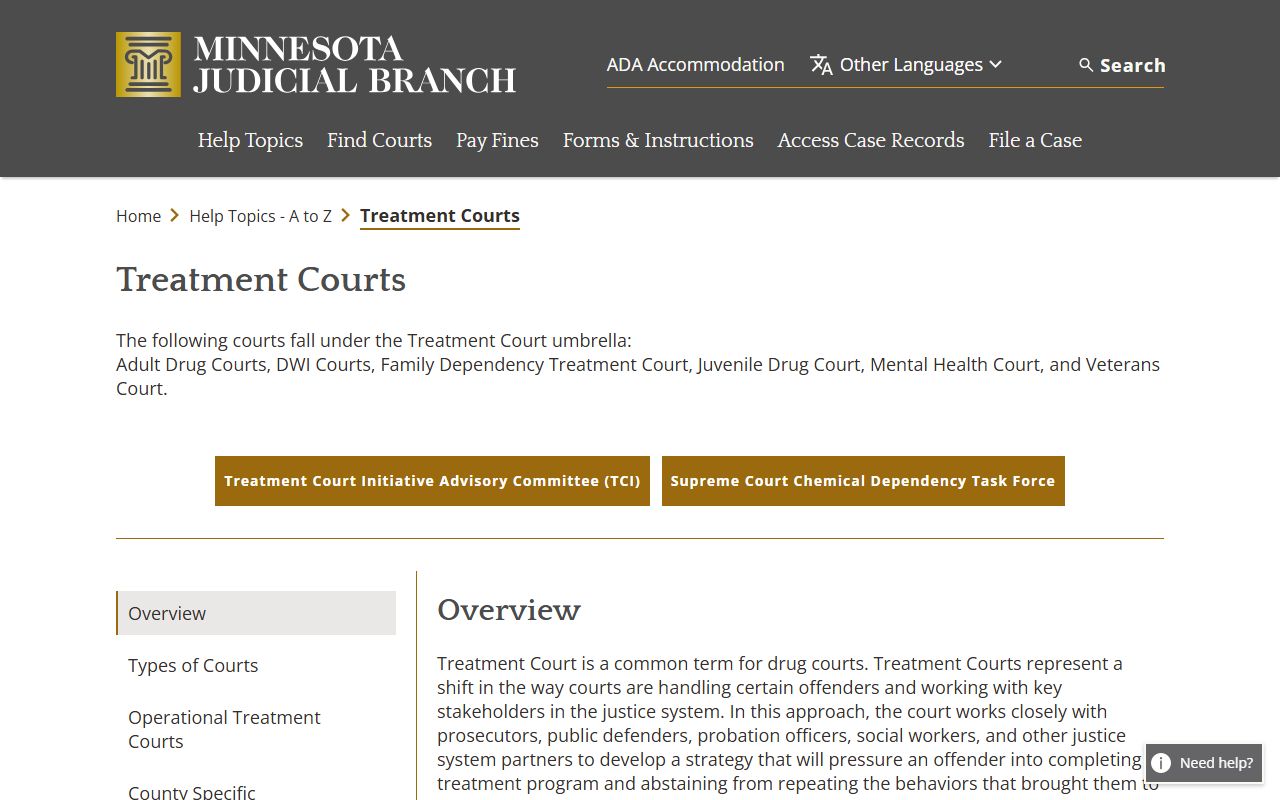 Wabasha County daily court calendar
