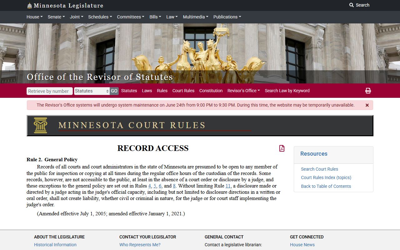 Minnesota Government Data Practices Act