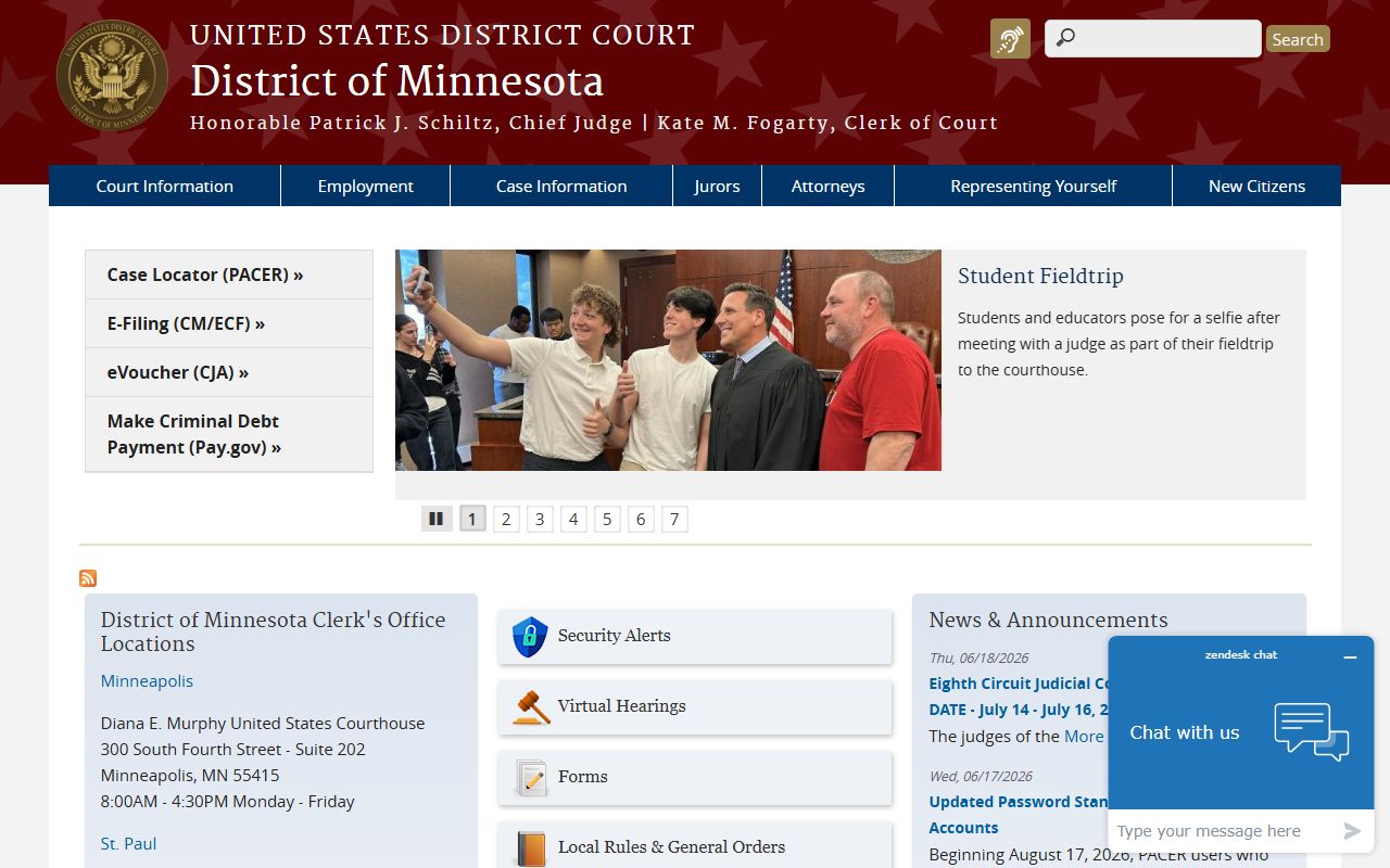 U.S. District Court for the District of Minnesota