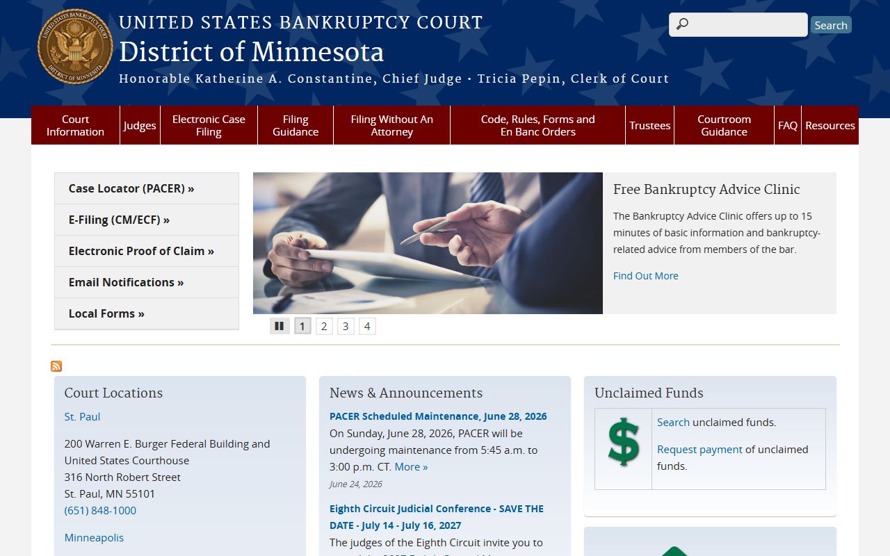 U.S. Bankruptcy Court for the District of Minnesota